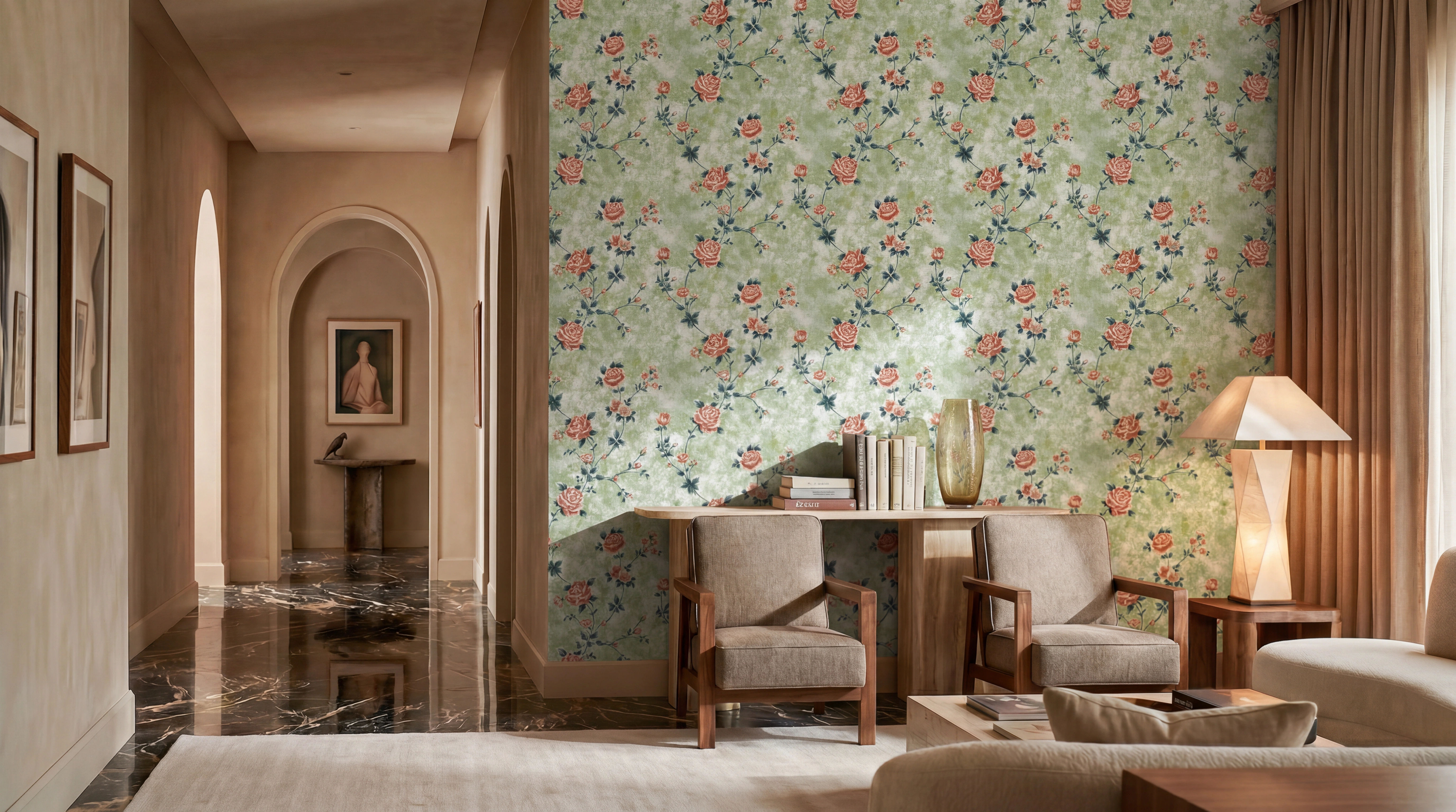 ADOR SERENADE COTTAGE ROSE GREEN APPLE