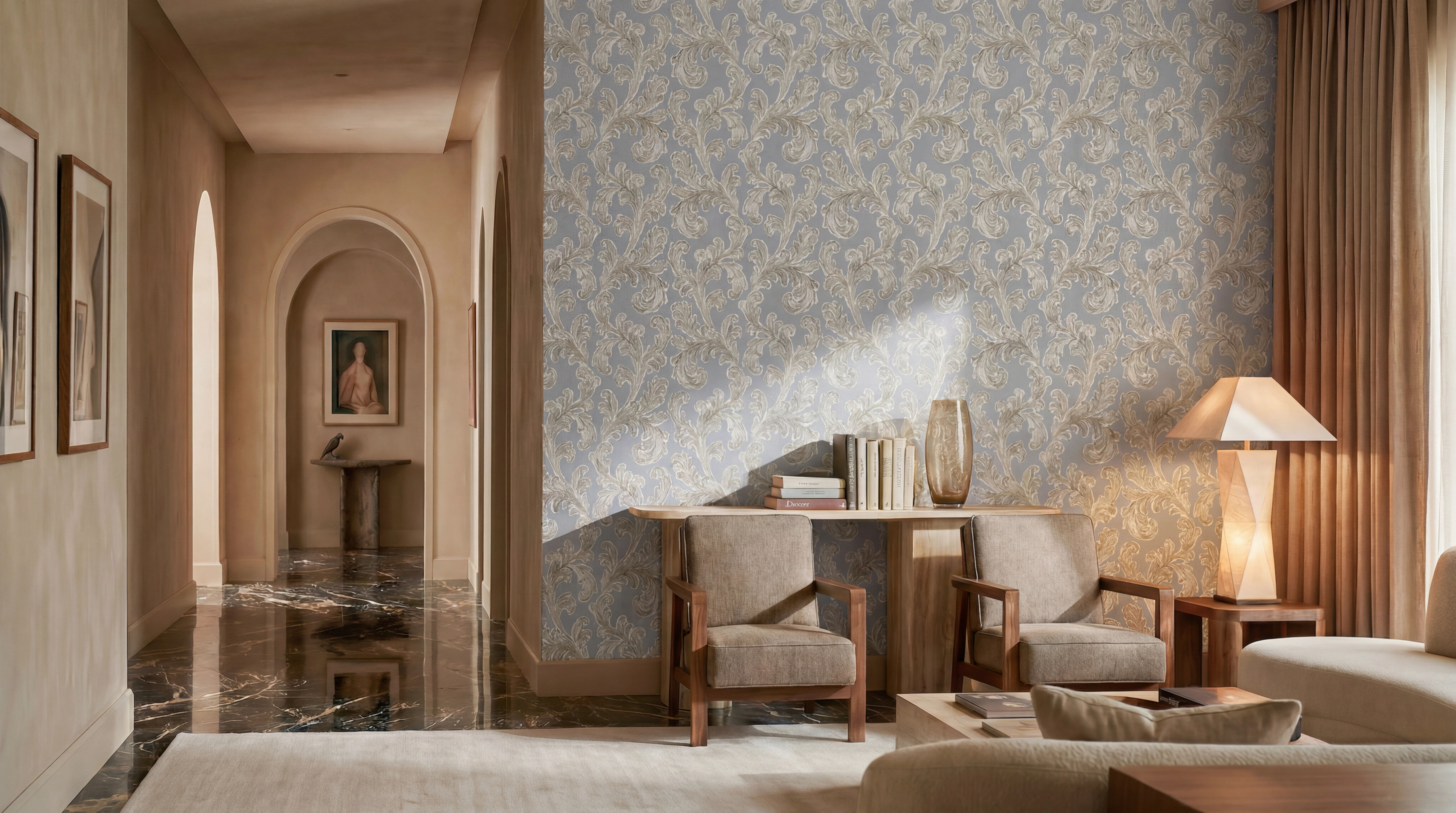 ADOR SERENADE COTTAGE LEAF INDIGO