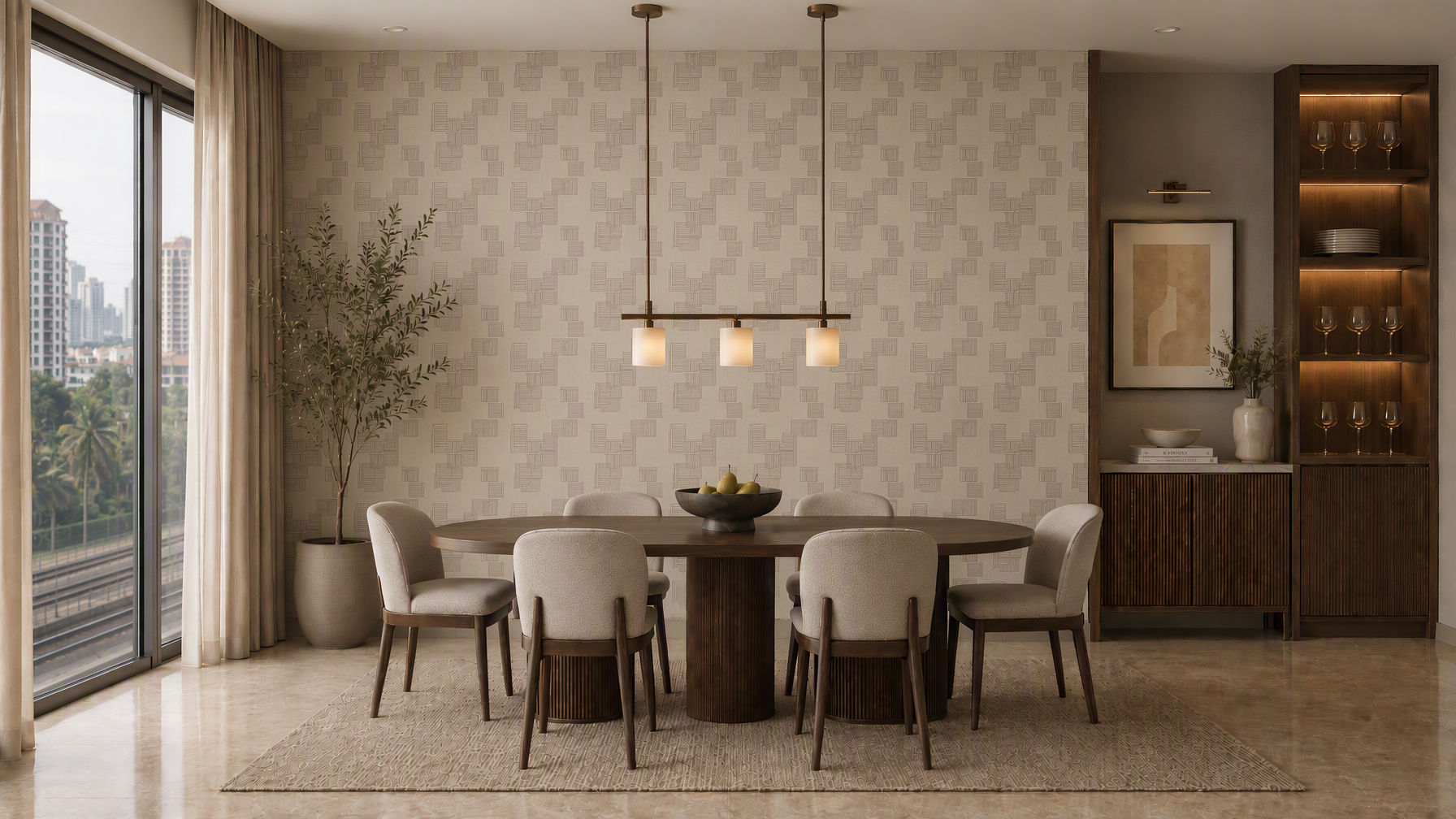 Balanced Garden - Urban Maze - Architect's Beige