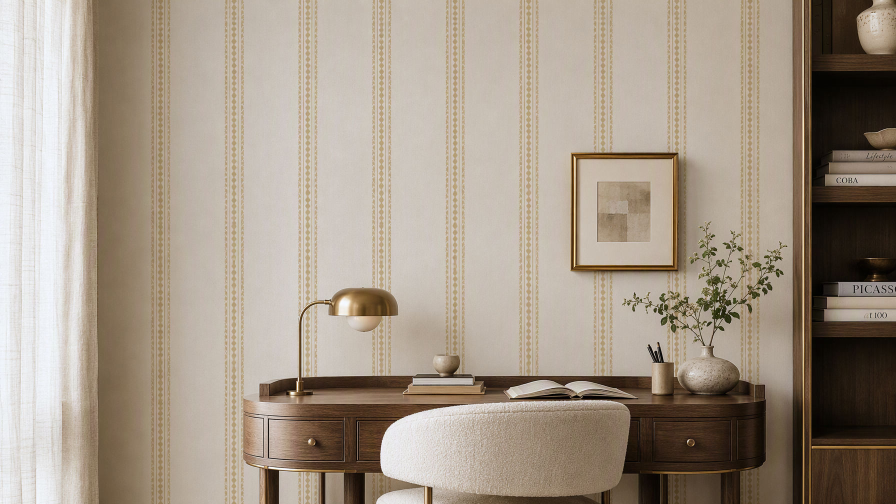 Ador-Lines & Layers 1-Heritage Stripes-Honey Gold