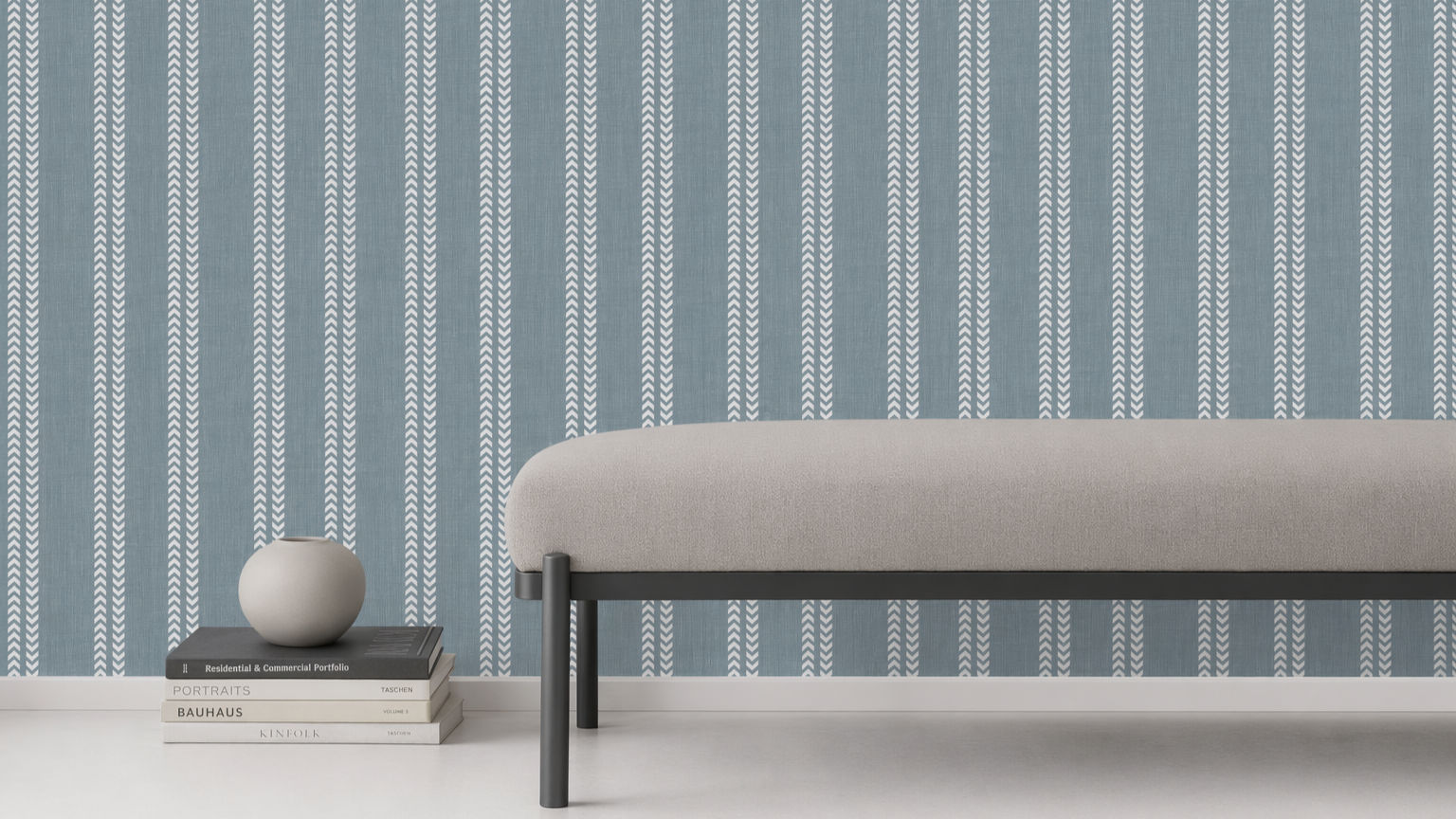 Ador-Lines & Layers 1-Herring Weave-Steel Blue