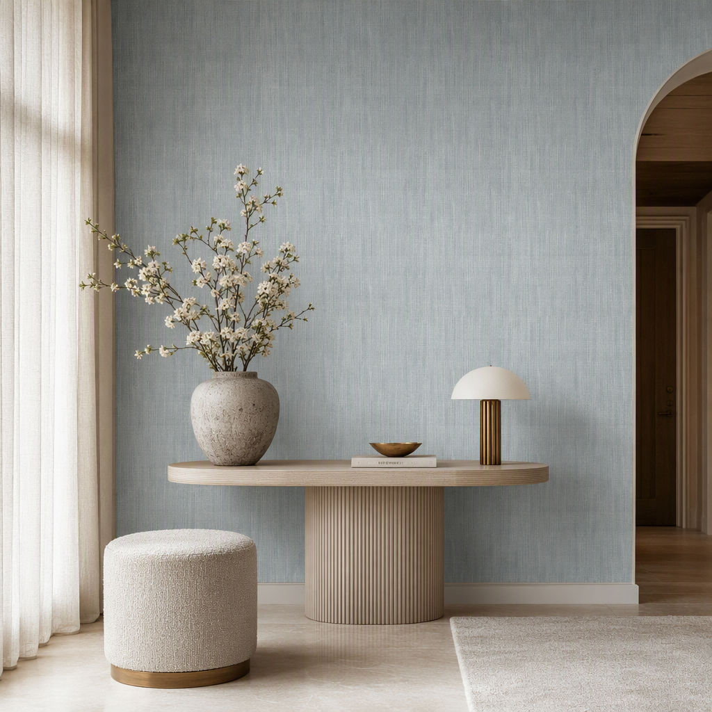 Lines & Layers 1 - Woven Whisper - Powder Blue