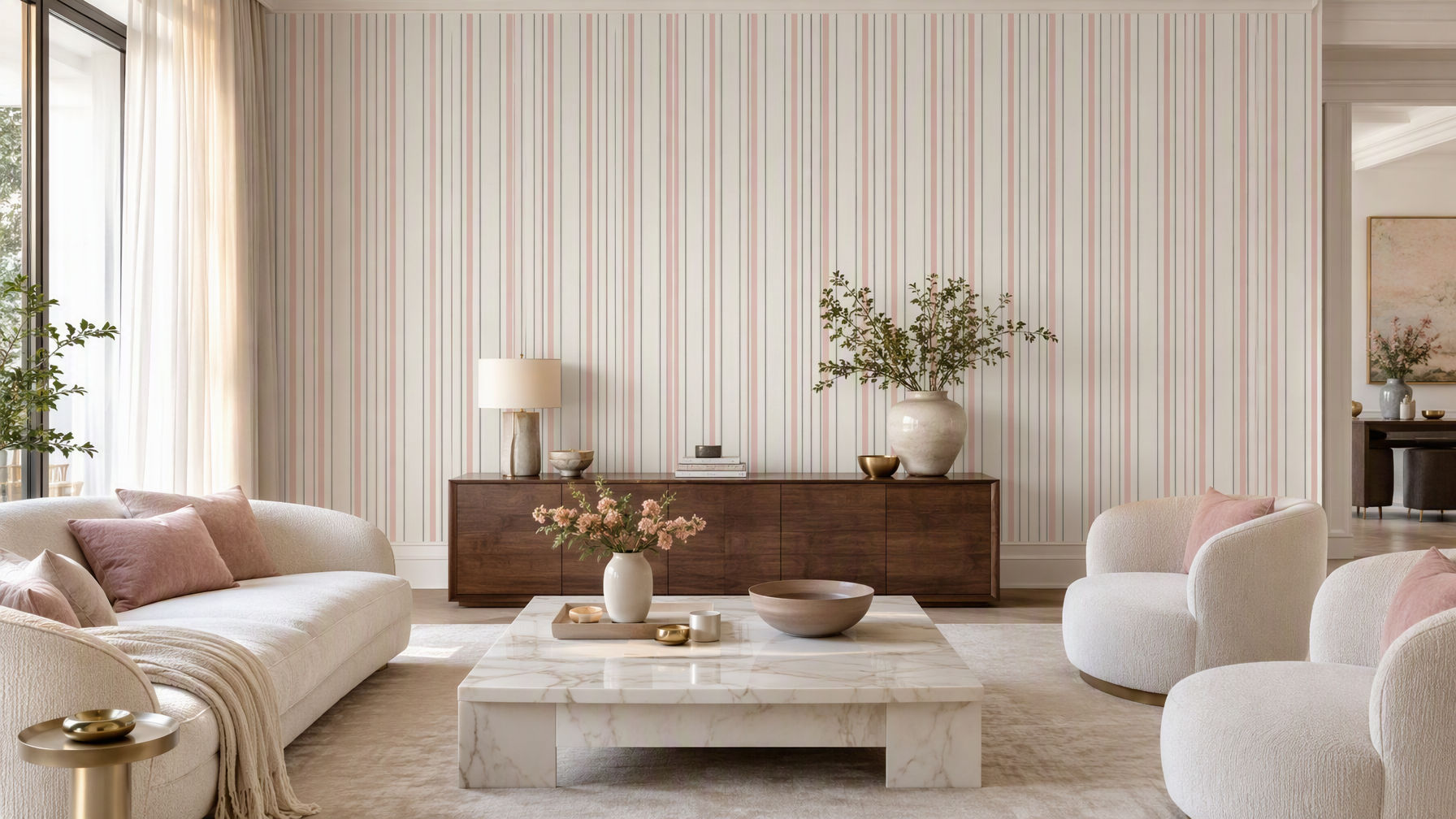 Ador-Lines & Layers 2-Quiet Bands-Rose Quartz