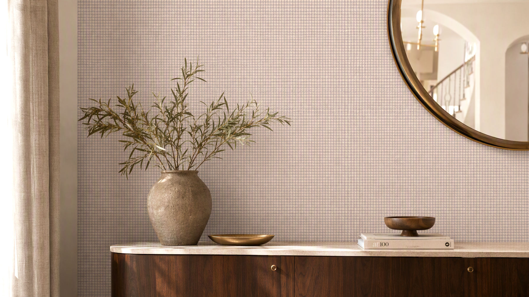 Ador-Lines & Layers 2-Houndstooth-Heather Pearl