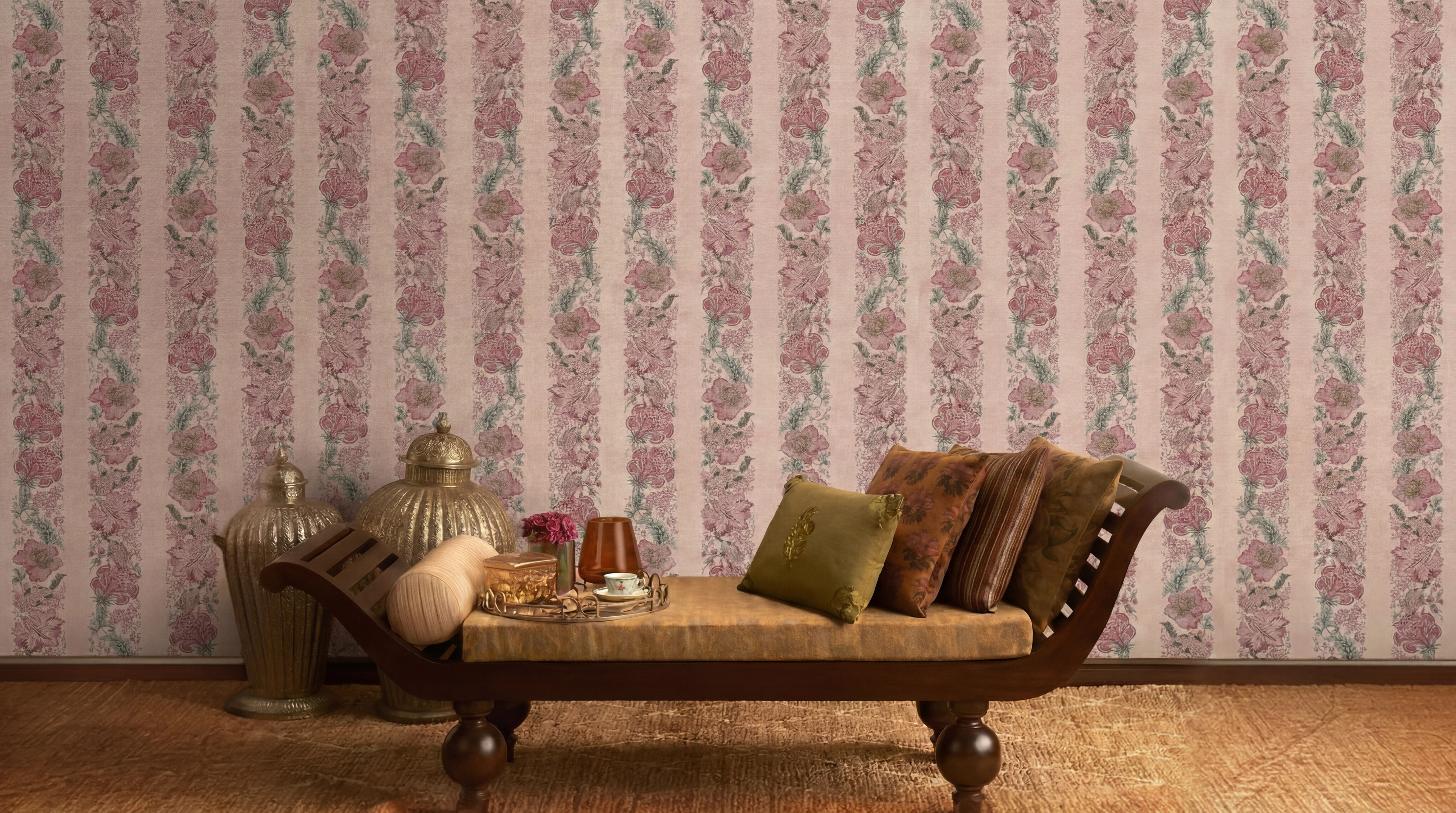 NILAYA SABYASACHI 2 TRAVANCORE CHINTZ-GULAAB