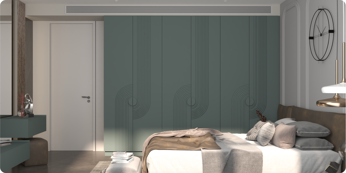 Designed wardrobe three