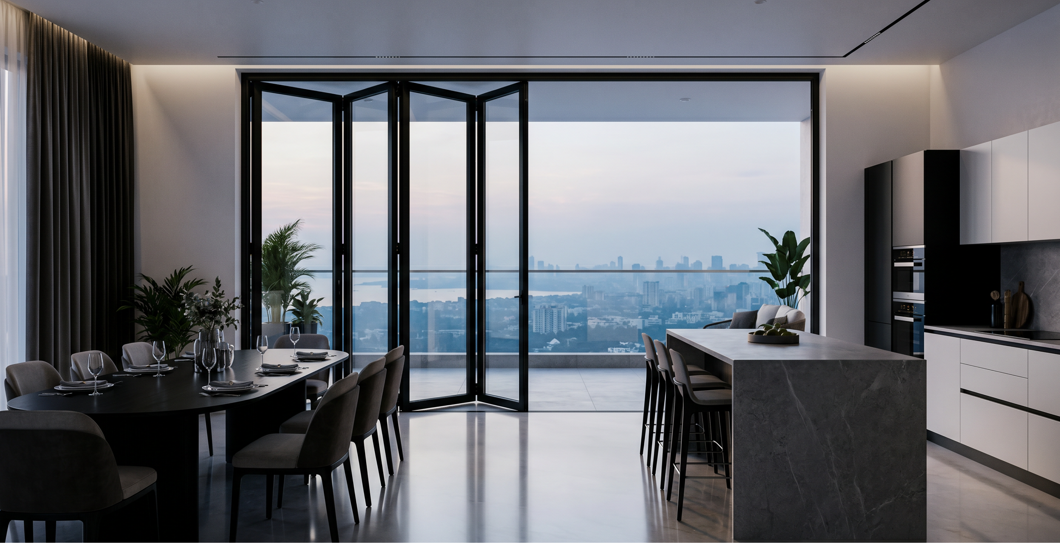 SV70 Folding Doors