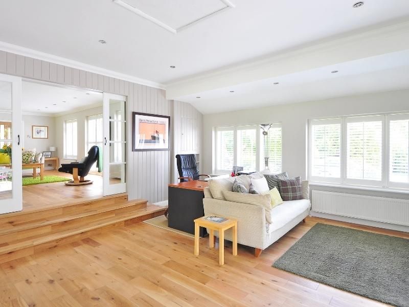 Open space in house with stairs & ceiling lights - Beautiful Homes