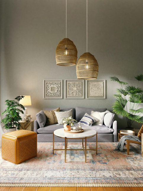 Handmade & natural items for your bohemian style interior design - Beautiful Homes