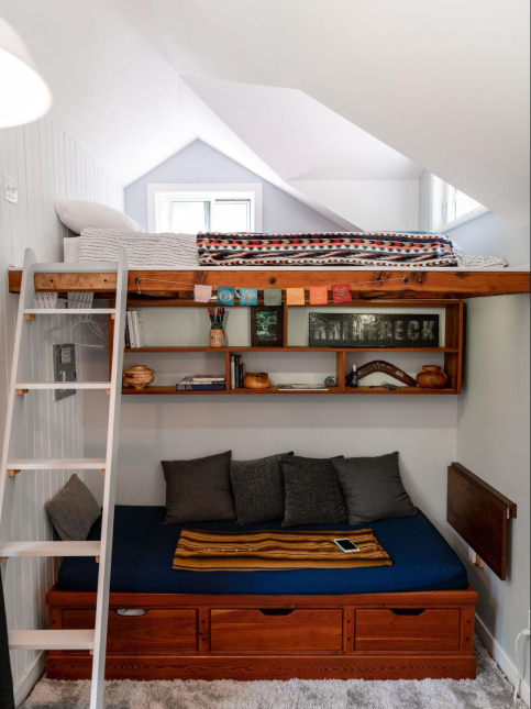 Twin platform bed style for your bedroom interior design - Beautiful Homes