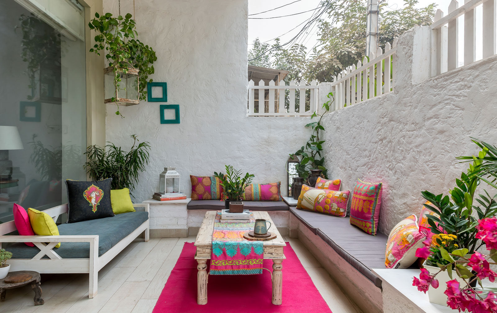 A chic Indian terrace look at Ruth Delhi - Beautiful Homes