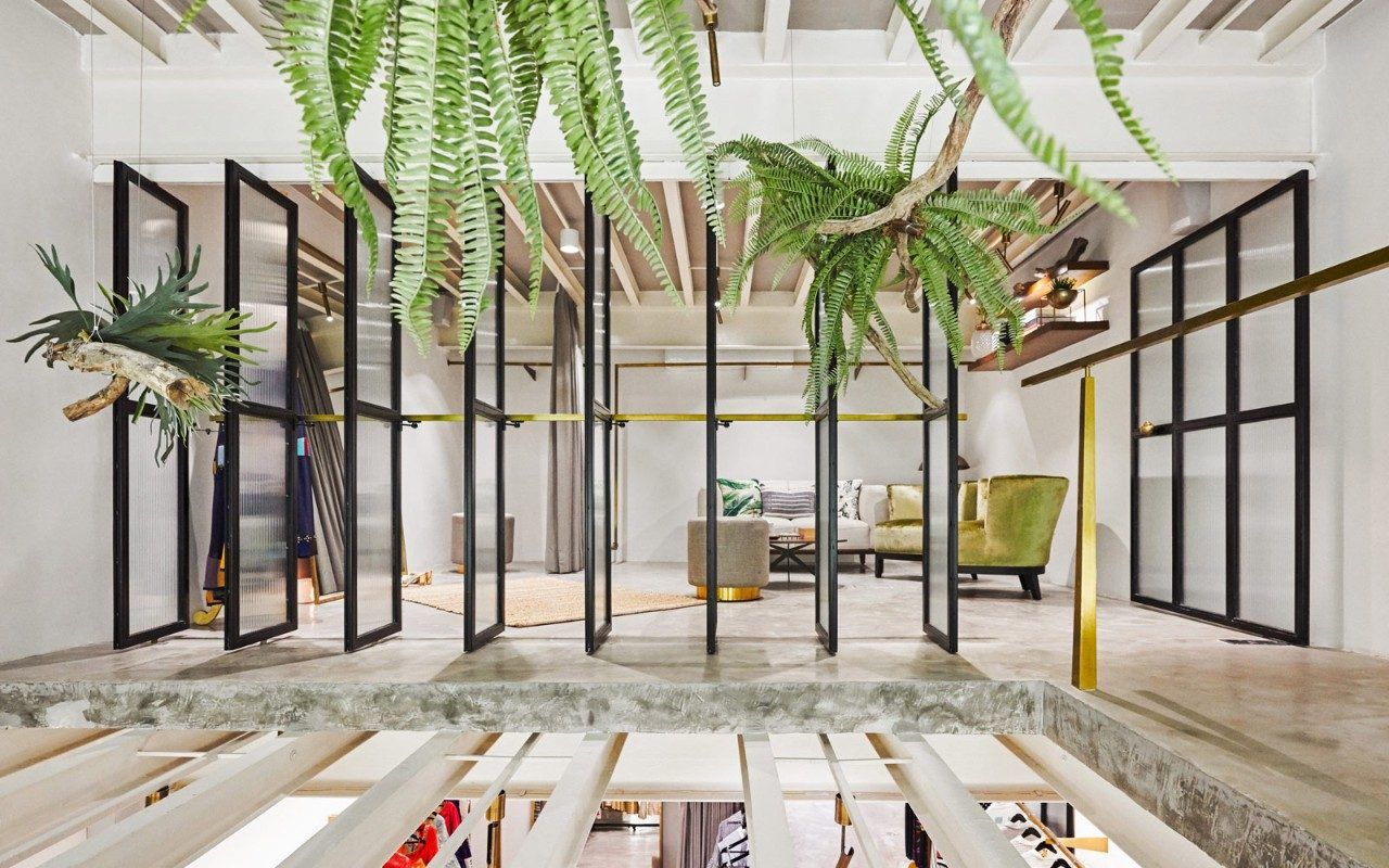 Rahul Mishra’s  Mumbai store interior design with stunning frosted-glass feature wall - Beautiful Homes