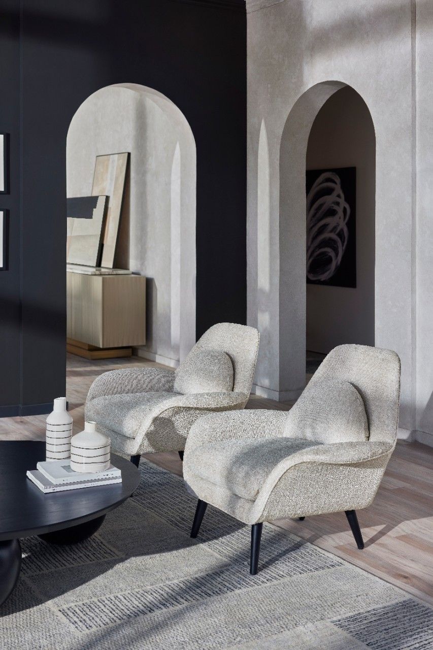 Tate Accent Chair in Fabric Upholstery