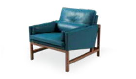Tomas Accent Chair in Leather
