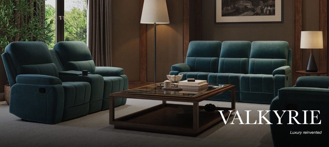 Valkyrie Manual Recliner - D.Grey Fabric