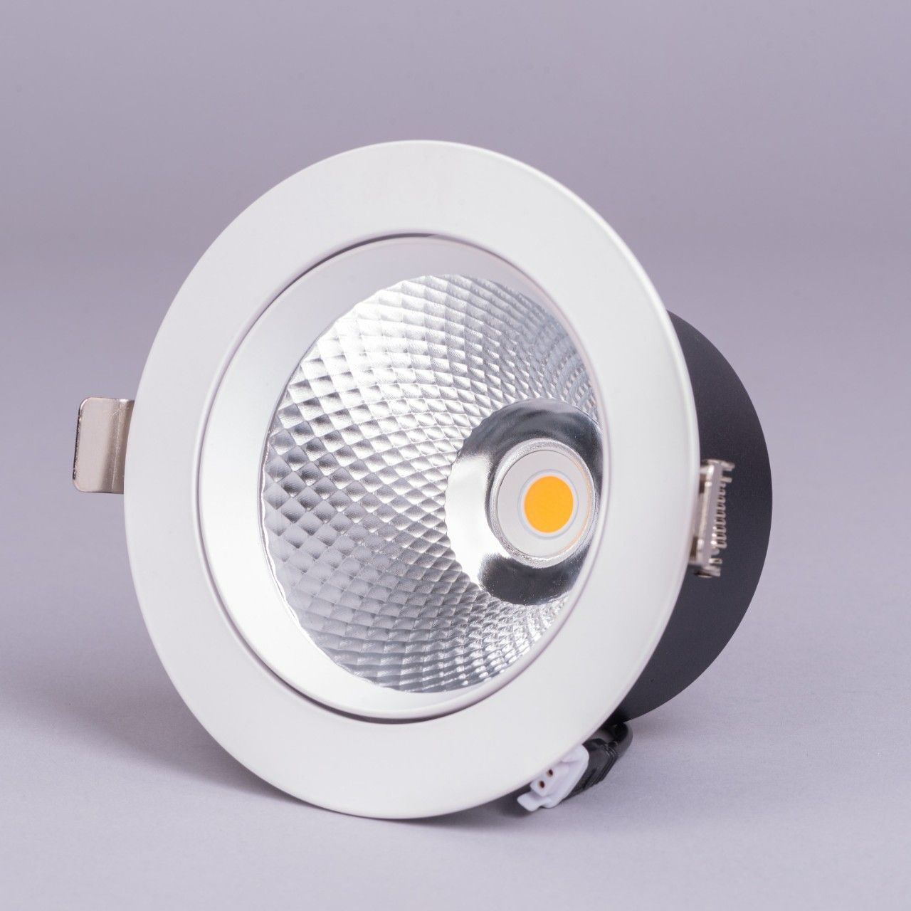 Delia- 20W White (3000K, 36 Beam Angle) Recessed LED COB Downlight (DL01-10629)