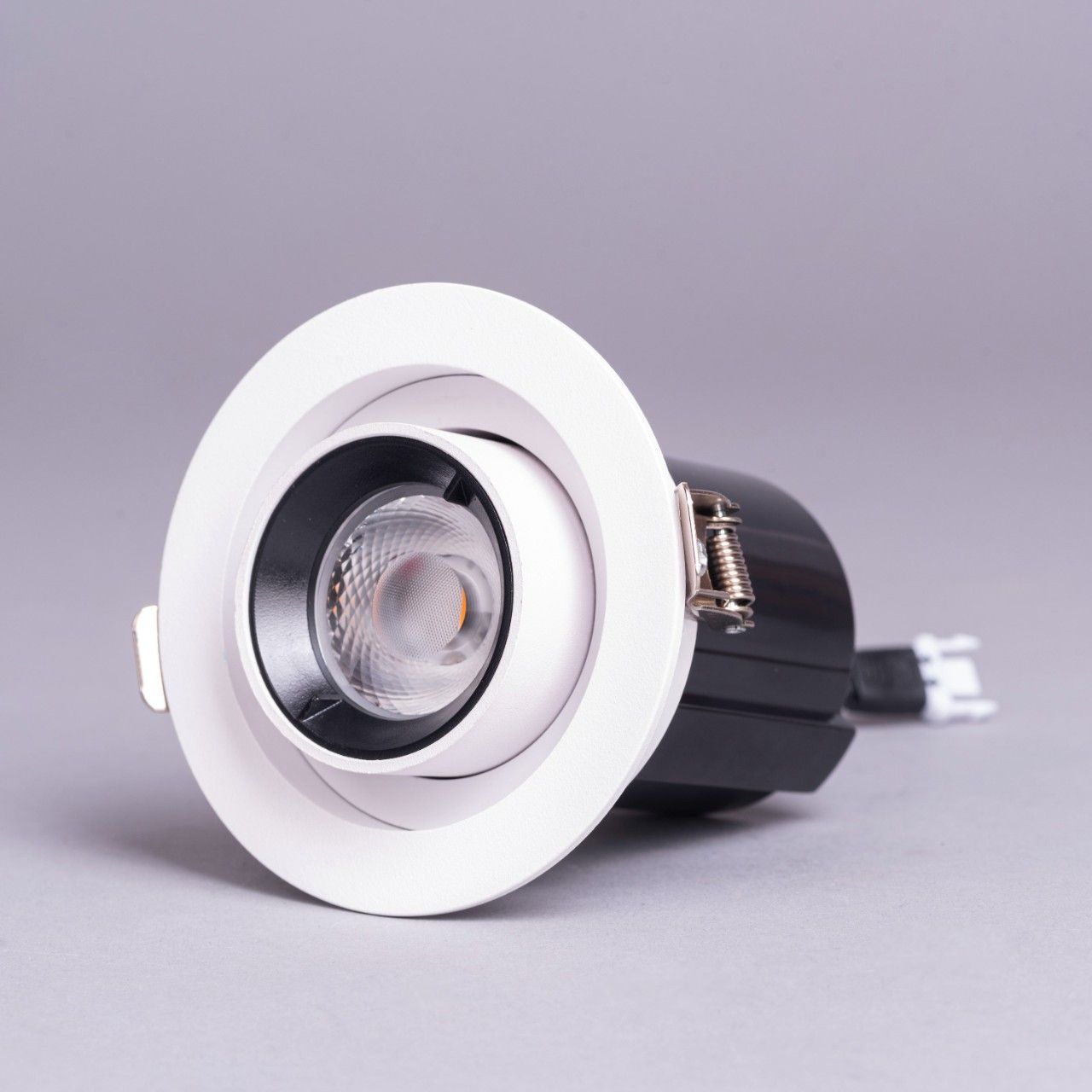 Rigel- 5W White/Chrome (3000K, 36Â° Beam Angle) LED Recess COB Downlights (DL01-10723)