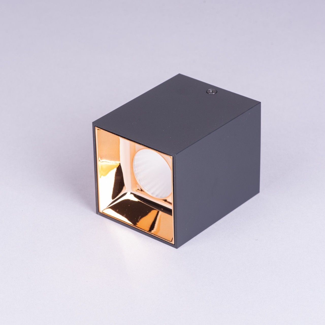 Atlas- 7W Black/Rose Gold (6500K, 45 Beam Angle) Surface LED COB Downlight (DL01-10584)