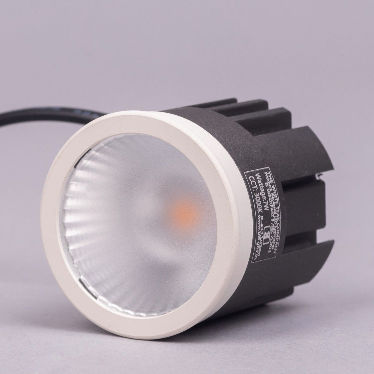 Deneb- 7W White, Chrome (4000K, 120Â° Beam Angle) Recessed LED COB Downlights (DL02-10024)