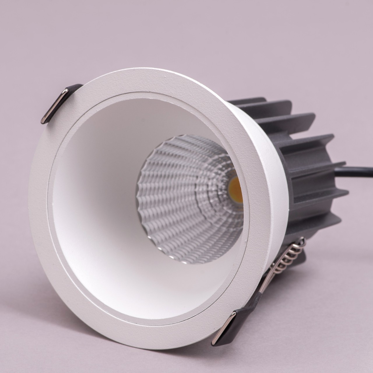Eros- 15W White (6500K, 60 Beam Angle) Recessed LED COB Downlight (DL01-10660)