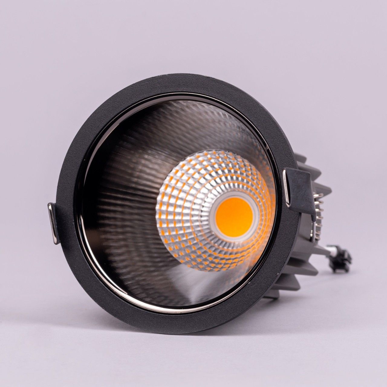 Zenith- 18W Black/Gun Matt Black (3000K, 36Â° Beam Angle) Recess LED COB Downlights (DL01-10848)