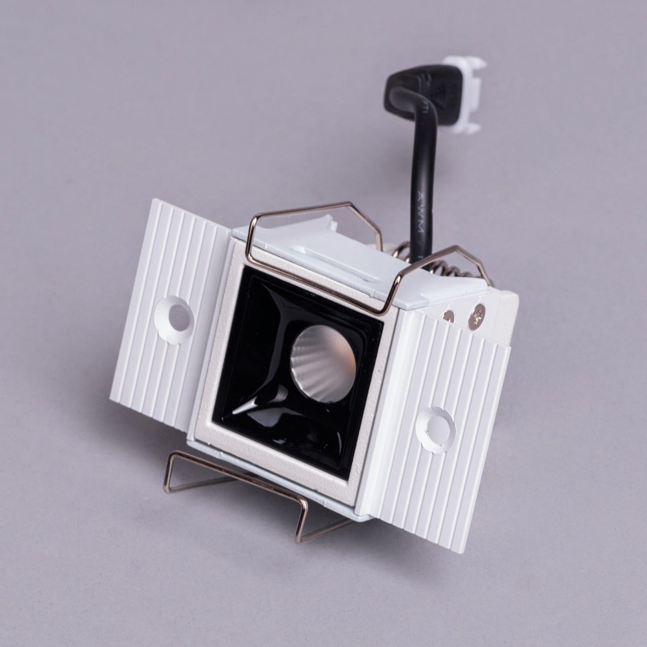 Pollux- 2W White/Black (3000k, 30 Beam Angle) LED Recess COB Downlights (DL02-10057)