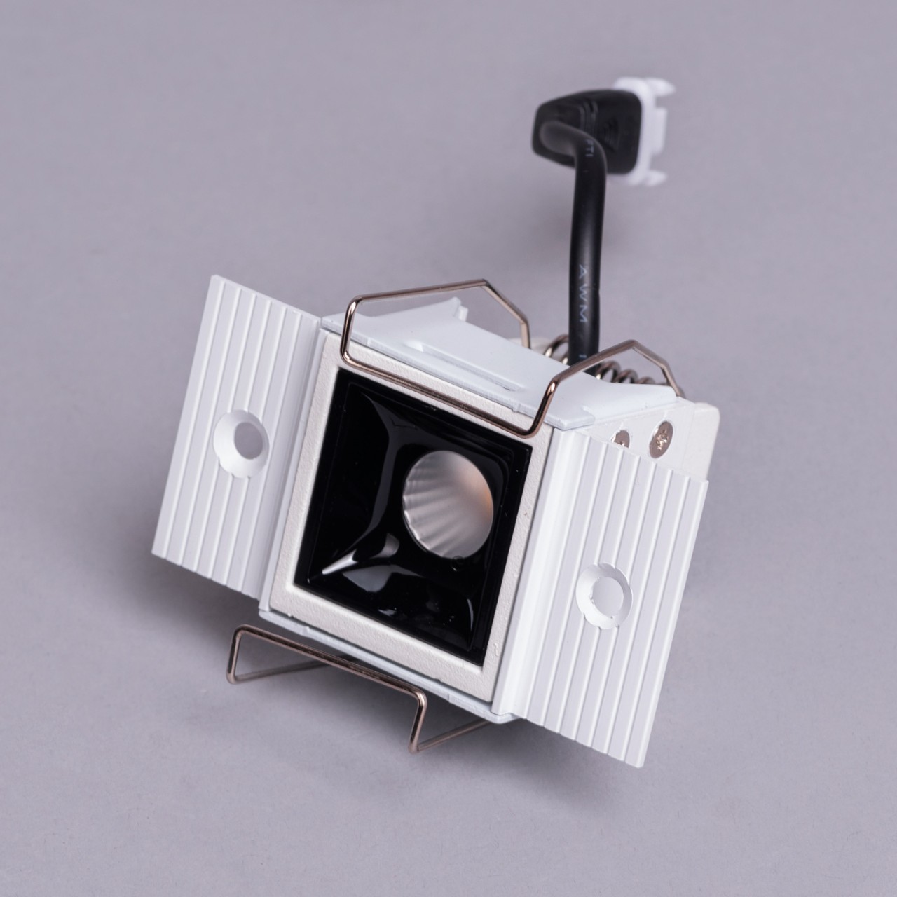 Pollux- 2W White/Black (4000K, 30 Beam Angle) LED Recess COB Downlights (DL02-10056)