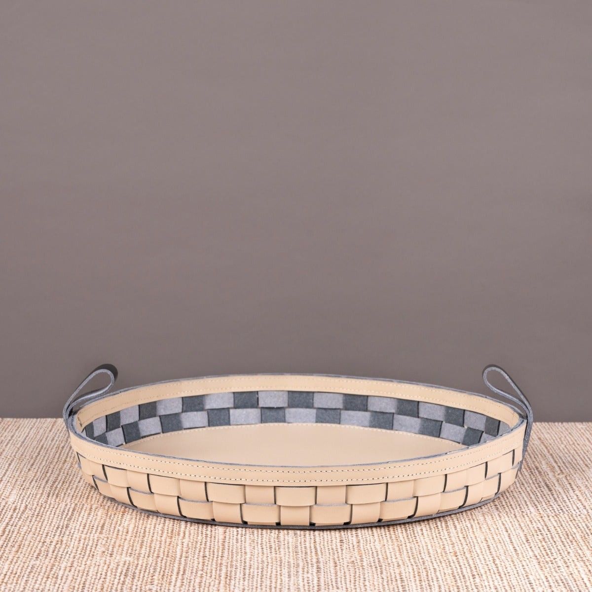 Is It Enough (Cream) Leather Tray