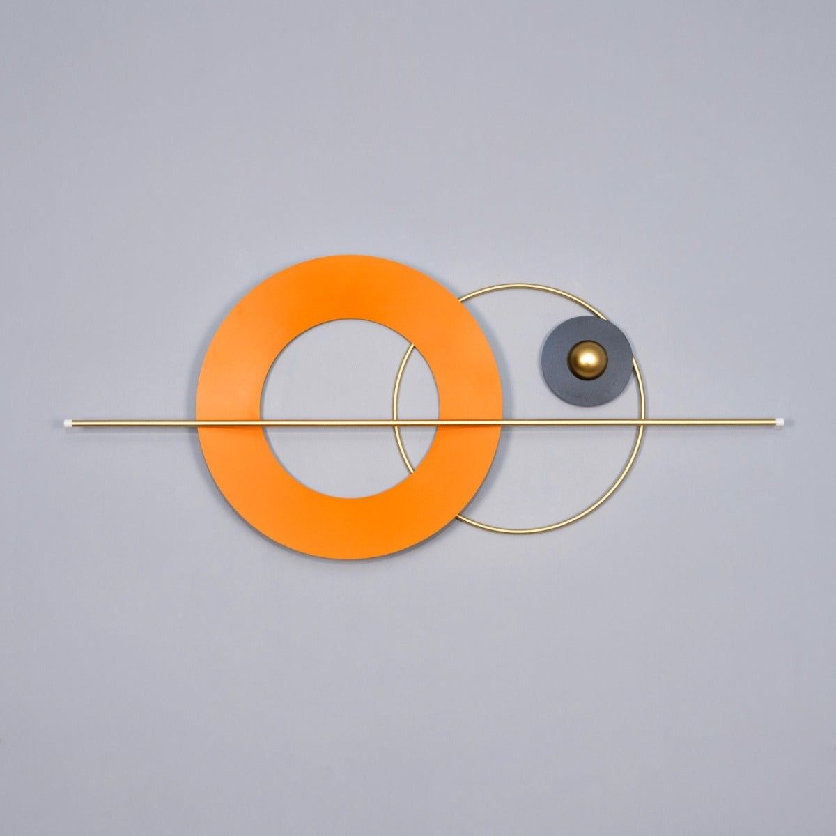 Todays World (Orange/ Gold) Wall Art