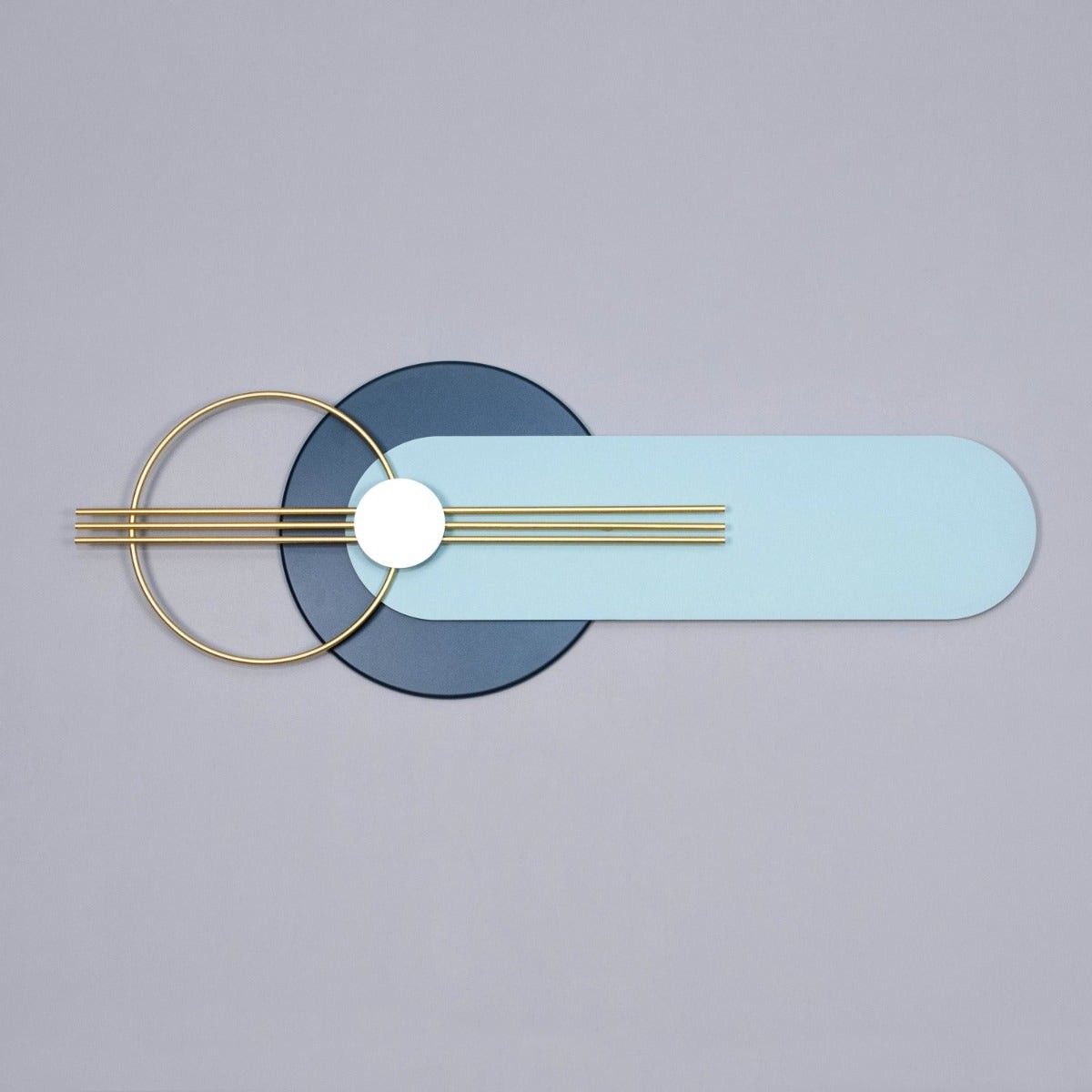 French Flair (Blue/ White/ Gold) Wall Art