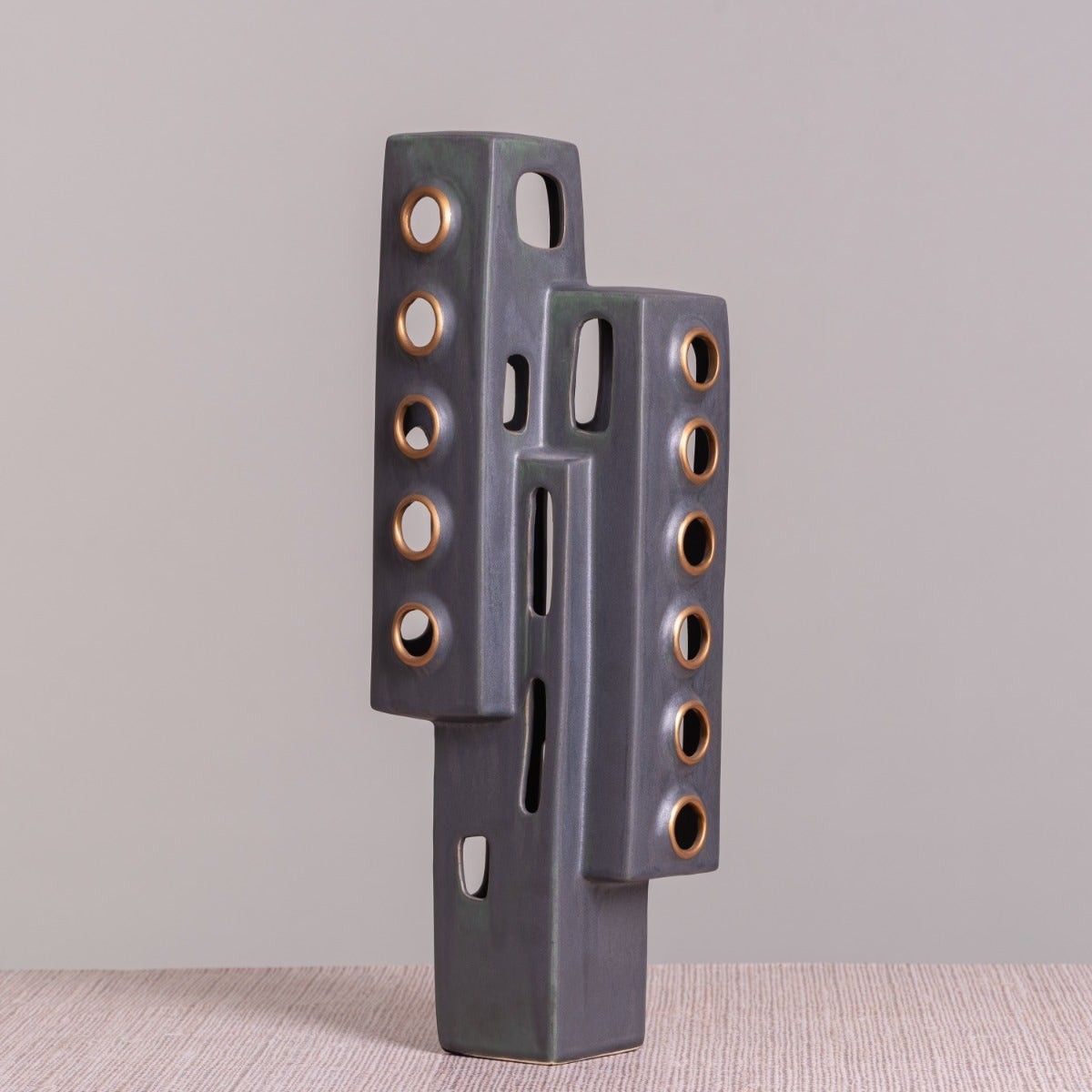 Casa Cactus (Black) Ceramic Home DÃ©cor