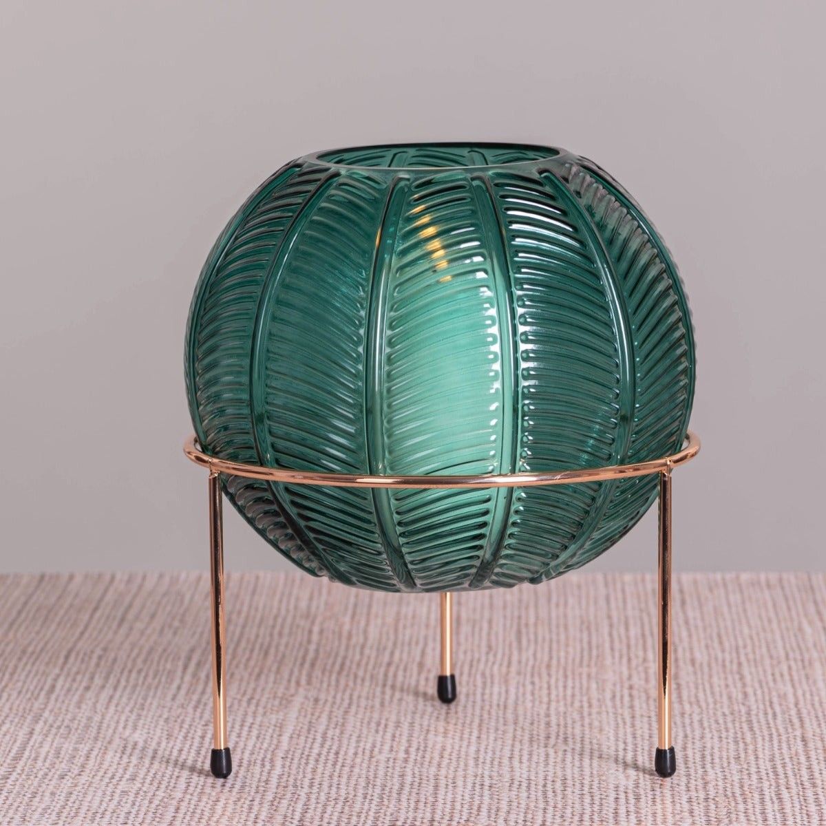 Worth It (Large, Green) Glass Candle Holder