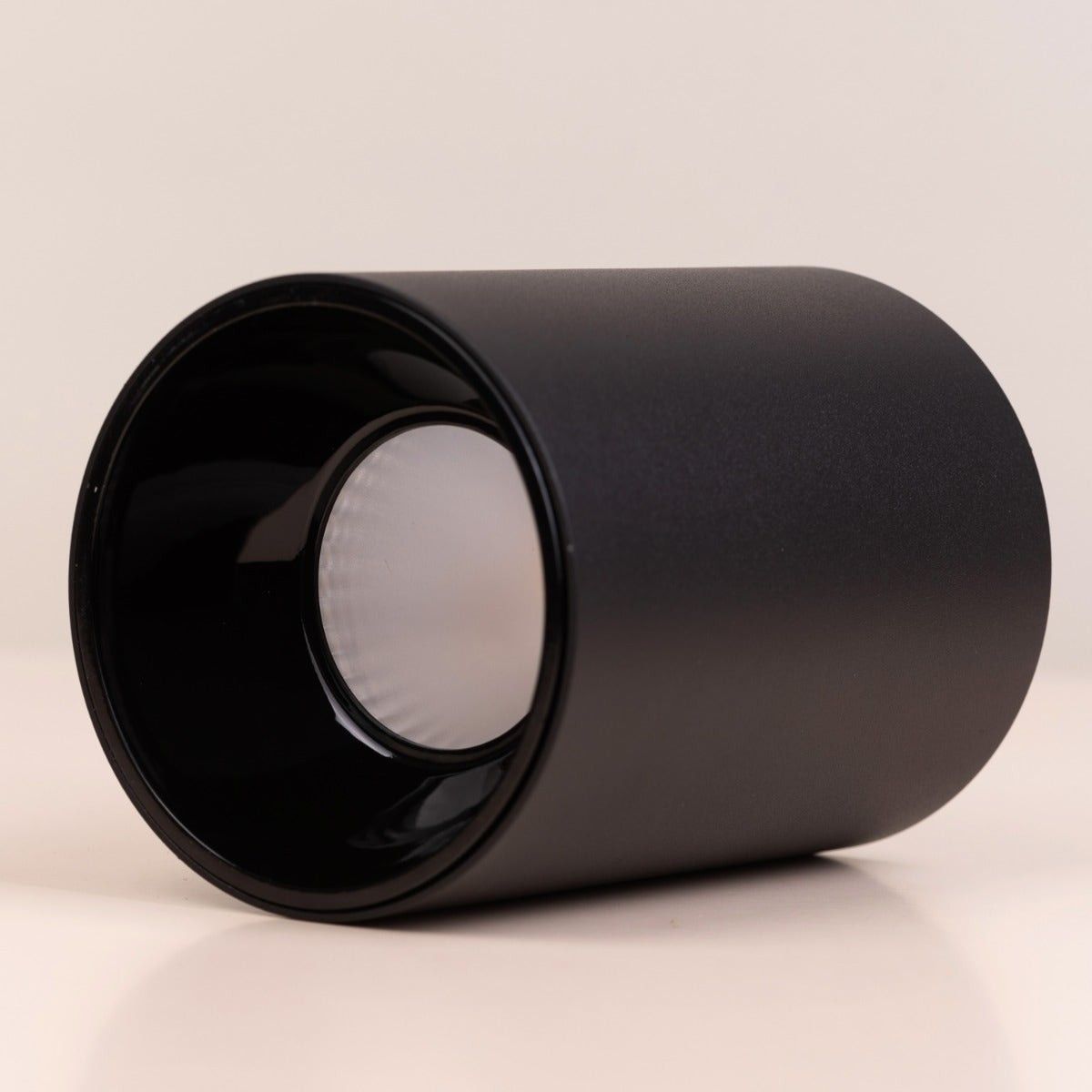 Zeus- 12W Black/Black (Small, 3000K) LED Surface COB Downlights (DL01-10247)