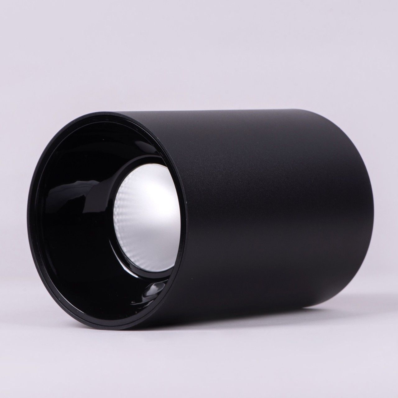 Zeus- 18W Black (6500K, 45 Beam Angle) Surface LED COB Downlight (DL01-10552)