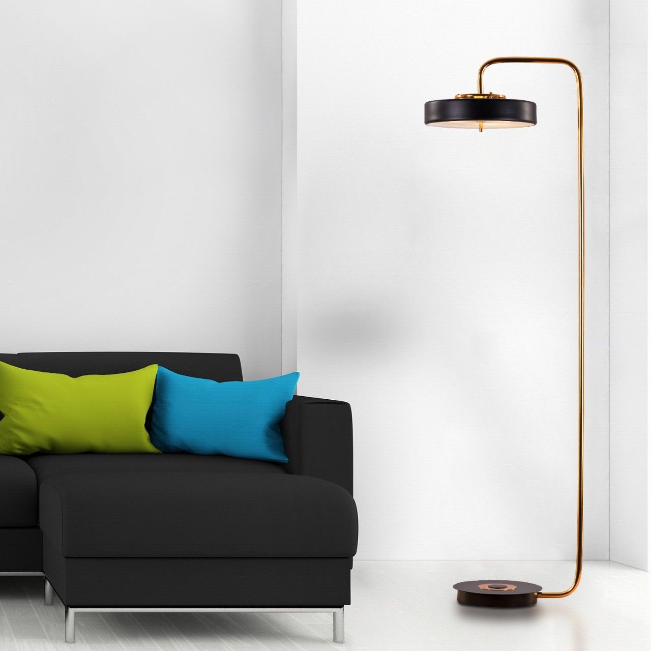 Pull The Plug (Gold) Floor Lamp