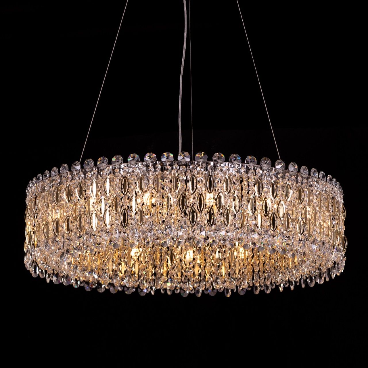 Shooting Star (Gold) Crystal Chandelier