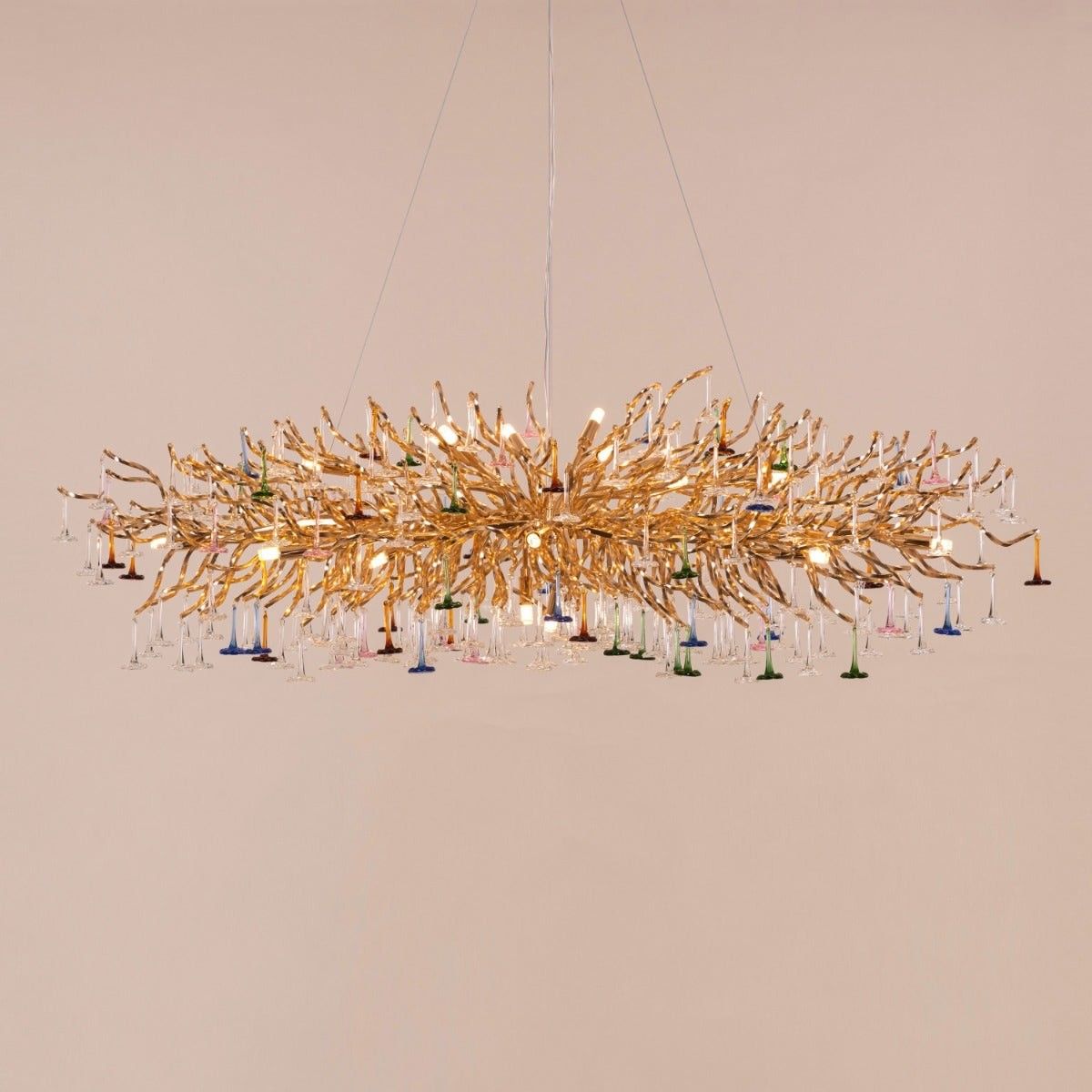 You Said Eternity (Large, Gold) Crystal Chandelier