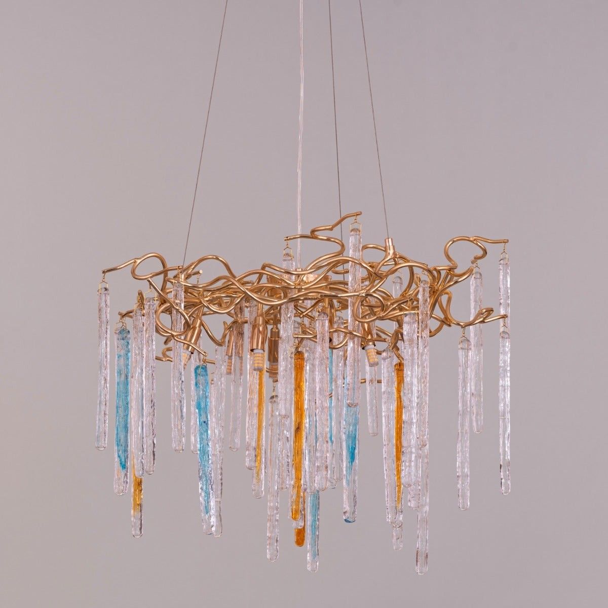 Garden Party (Medium, Gold) Crystal Chandelier
