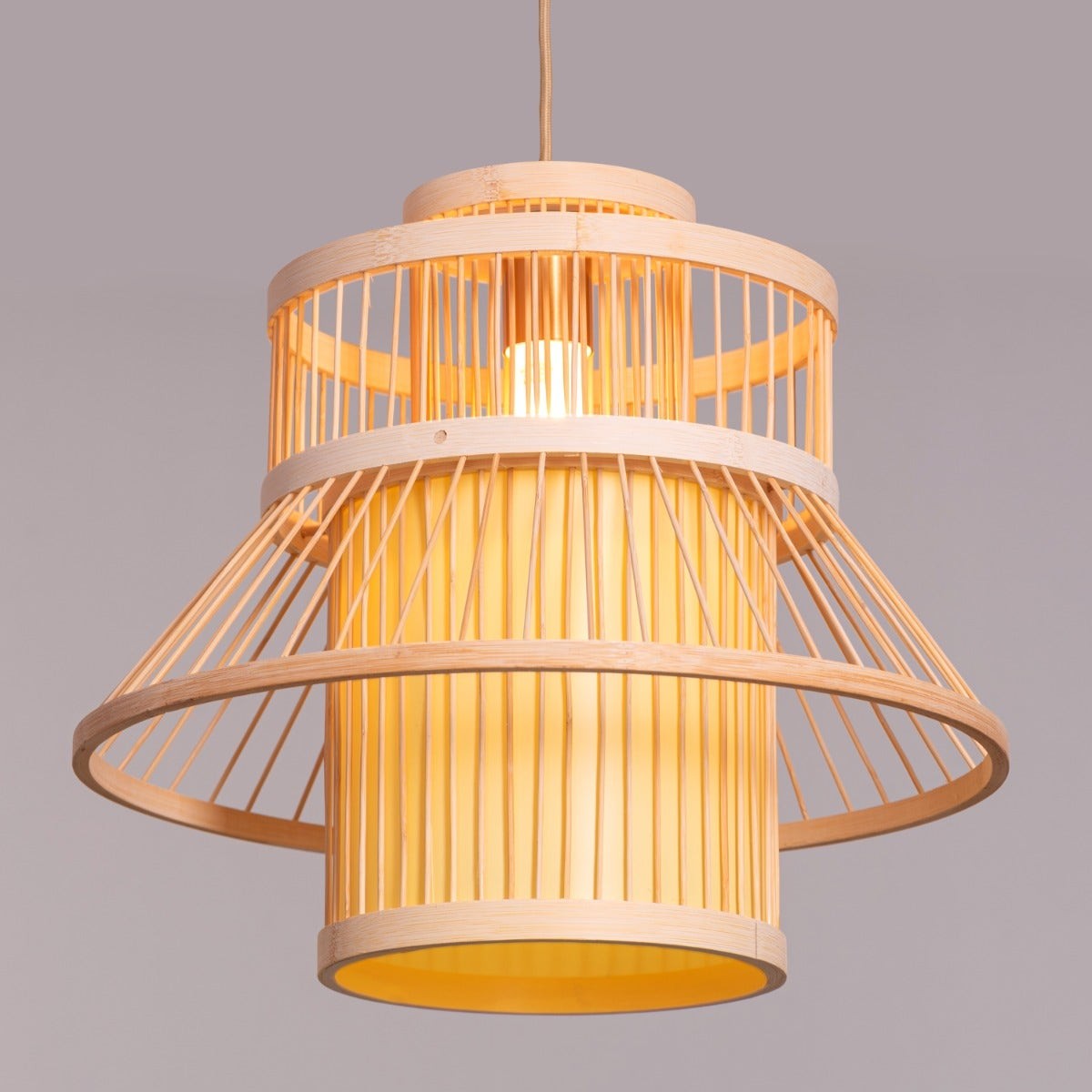 Counting On You Wooden Pendant Light