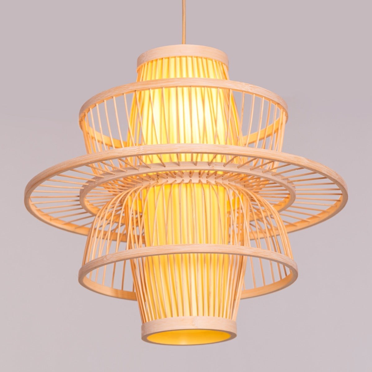Counting On You (Double Wood) Pendant Light