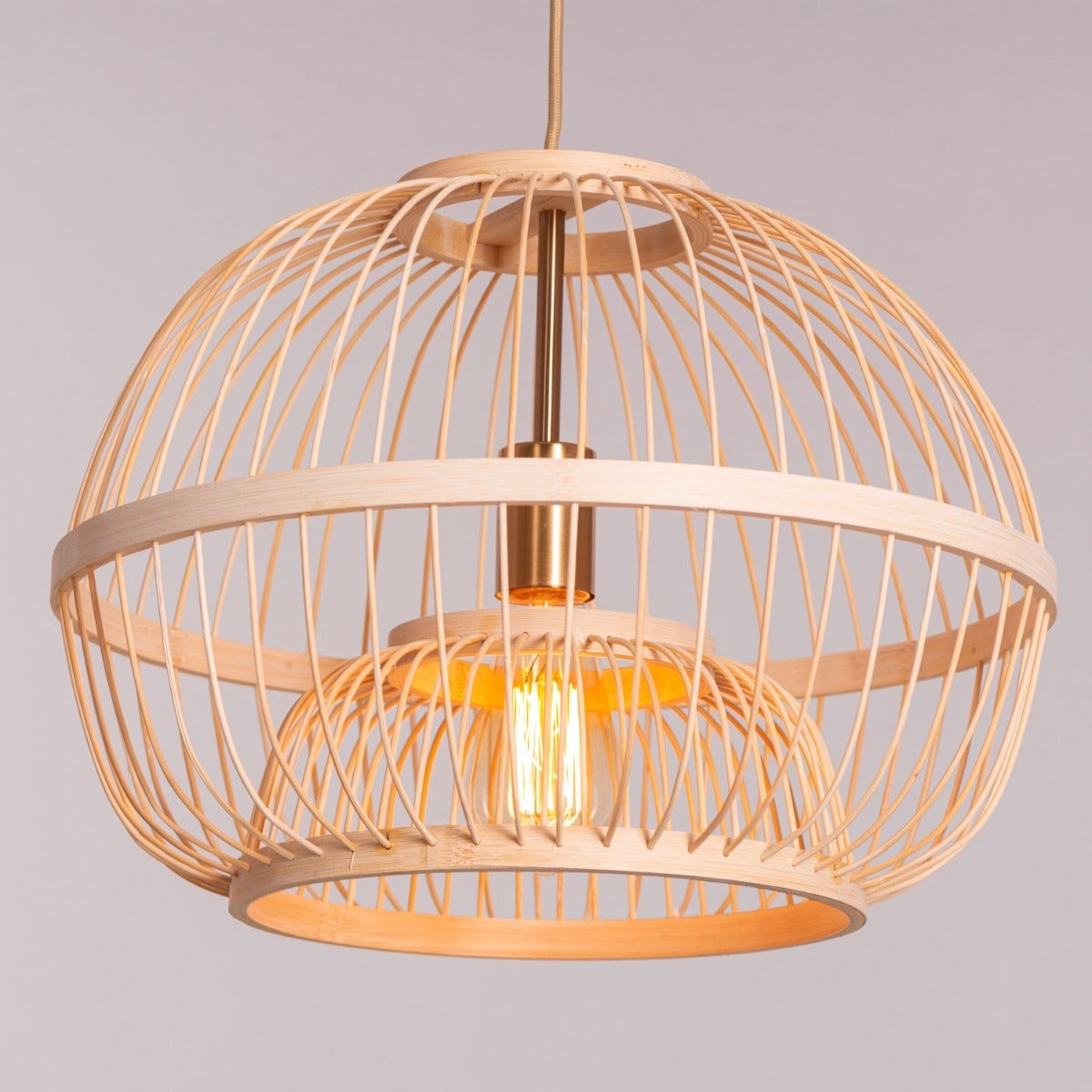 Nesting Bamboo Pendant Light