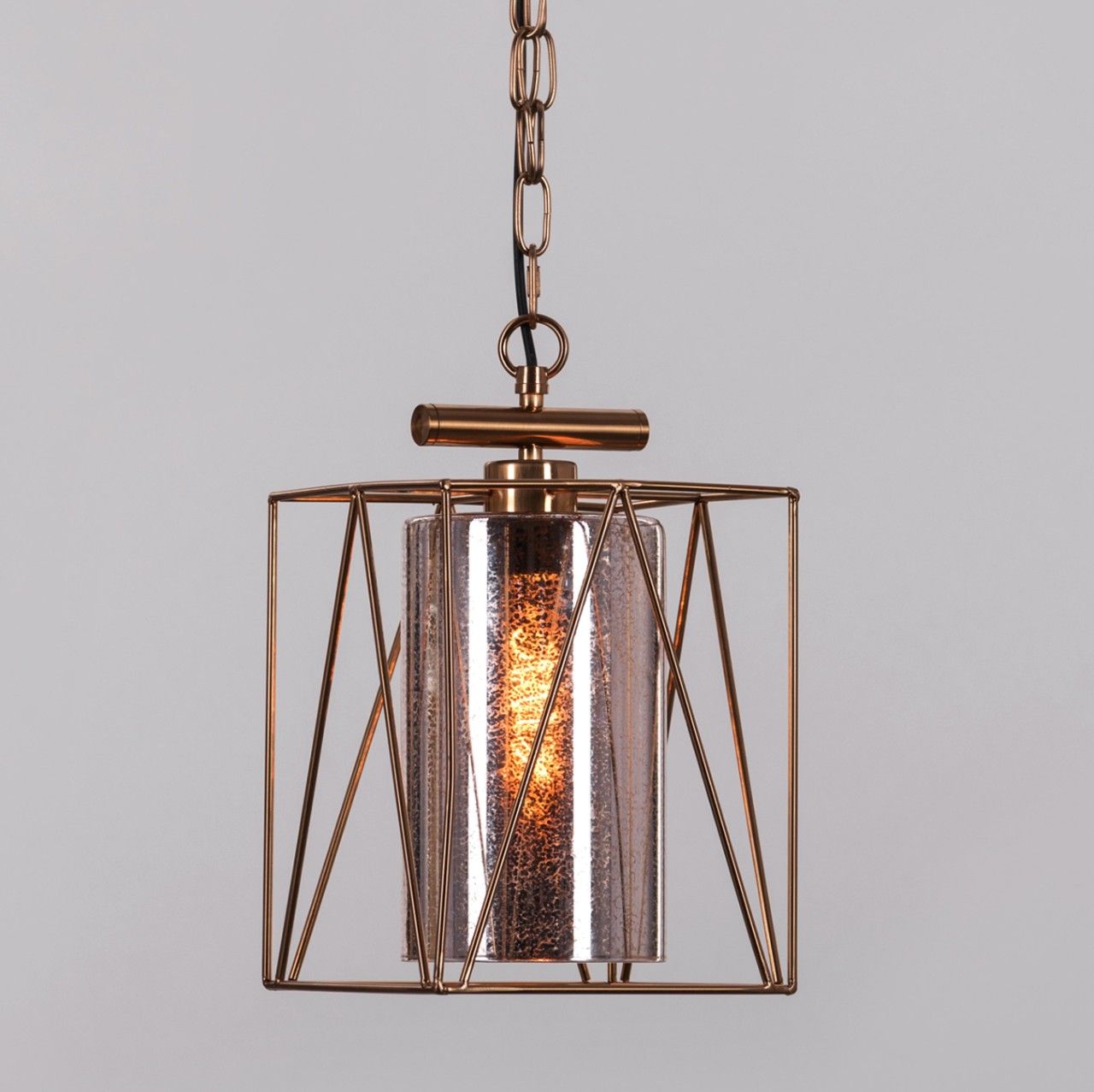 Just Like Heaven (Gold) Glass Pendant Light