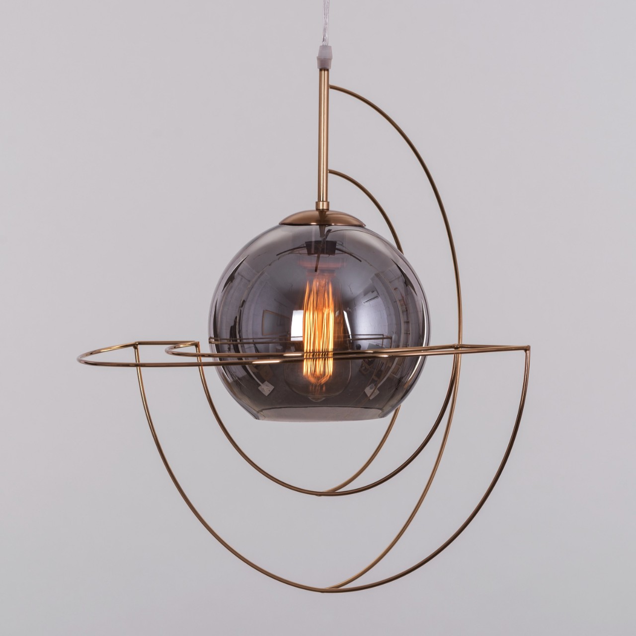 Glamster (Gold, Smokey Grey) Pendant Light