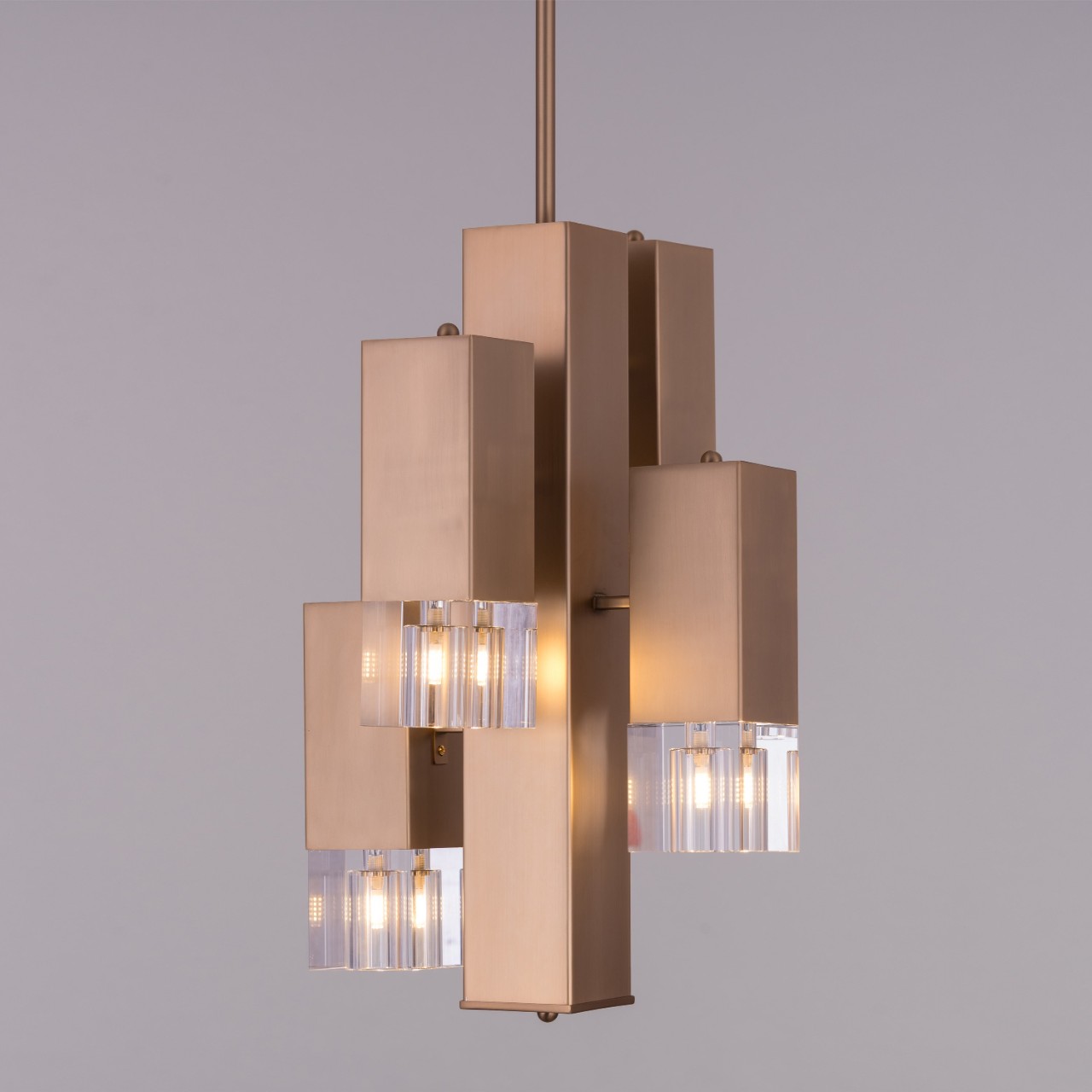 Alter Ego (Small, Gold) Crystal Chandelier
