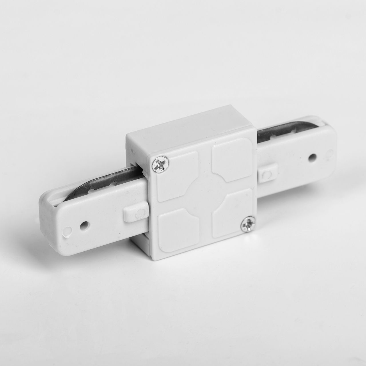 Uranus White LED Track Straight Connector (TR02-10004)