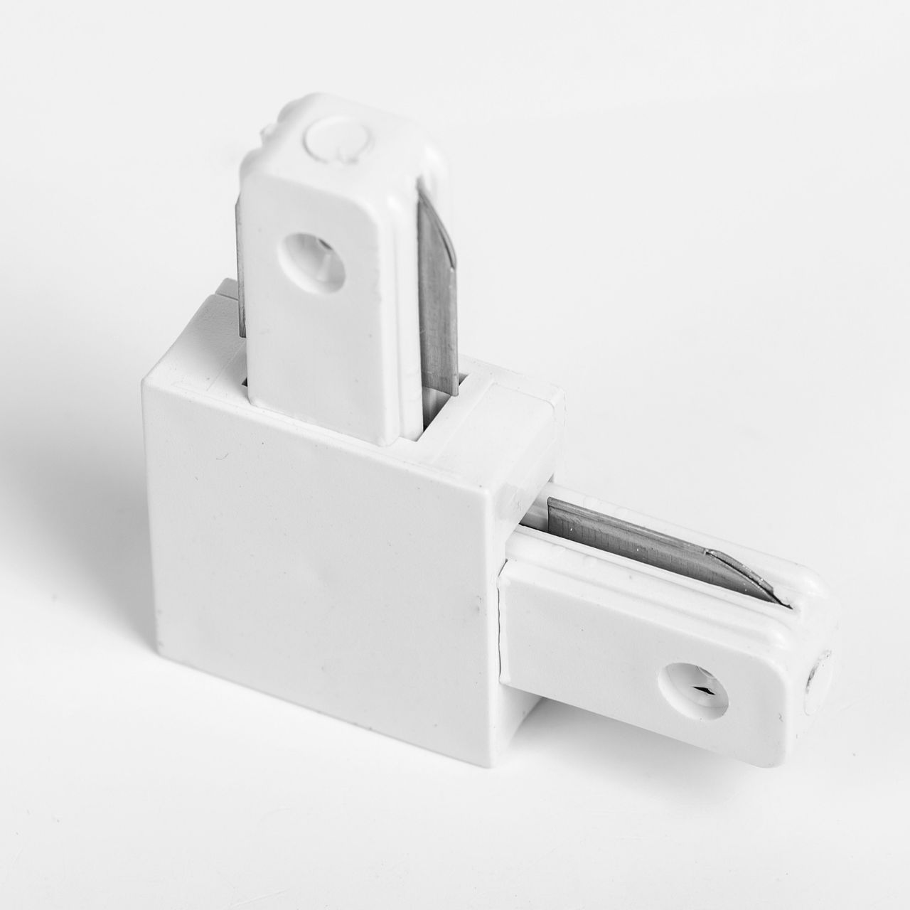Uranus White LED Track L Connector (TR02-10005)