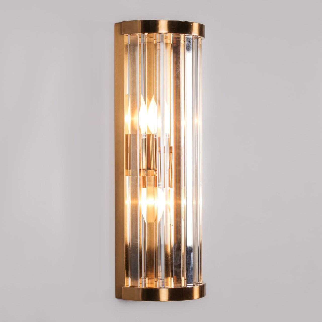 Ritzy (Gold) Glass Tube Wall Light
