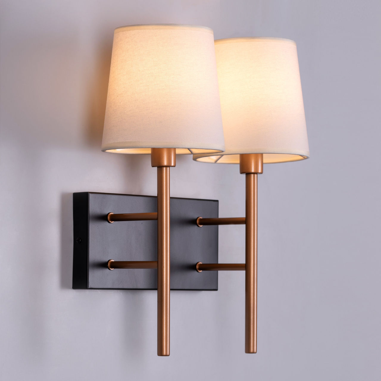 Dream Duo (Black, Gold) Wall Light