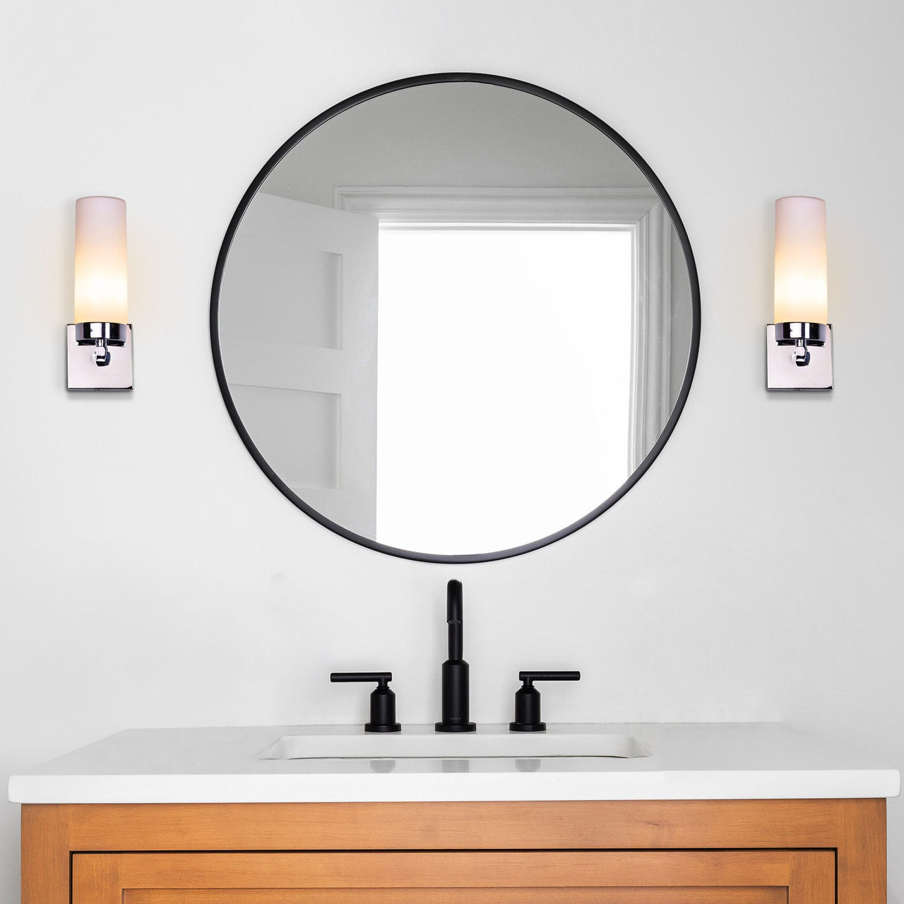 Just Say Yes (Chrome) Stainless Steel Vanity Light