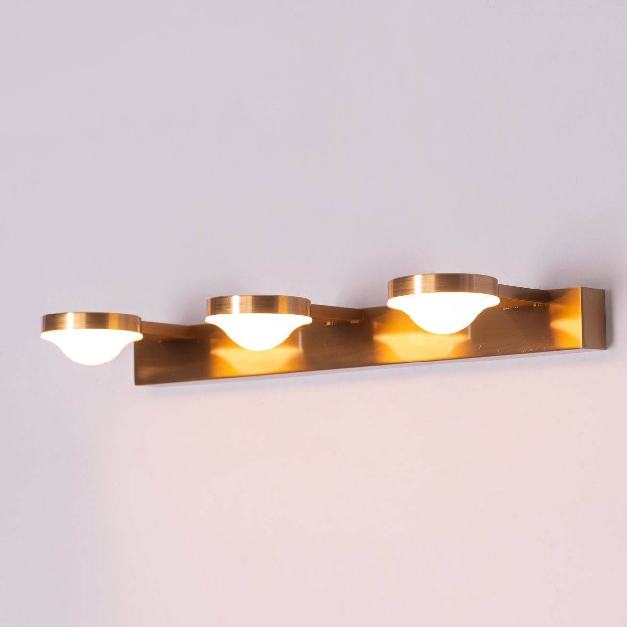 Quiet Dawn (Medium, Gold, Built-In LED) Vanity Light